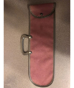 Flötentasche weinrot/schwarz