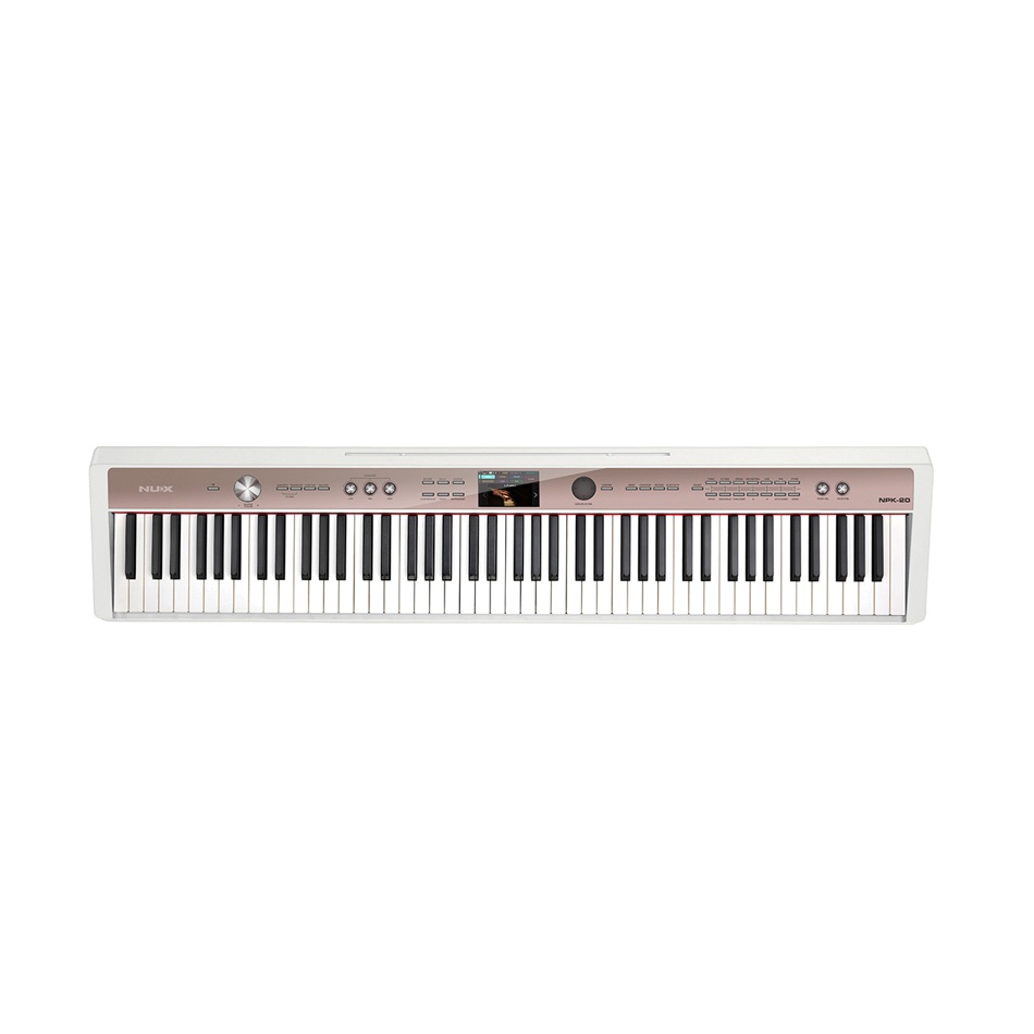 NPK-20 tragbares Digitalpiano Weiß 1