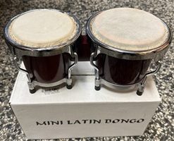 DIMEVERY MINI BONGO 4+5" wine red