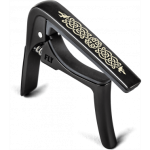 Dunlop 63 CBKC Trigger Fly Capo Celtic Knot Edition Curved Black Akustik u. E-Gitarre