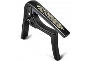Dunlop 63 CBKC Trigger Fly Capo Celtic Knot Edition Curved Black Akustik u. E-Gitarre